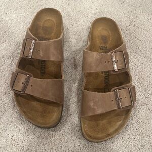 Birkenstock Women's Brown Double Strap Sandals